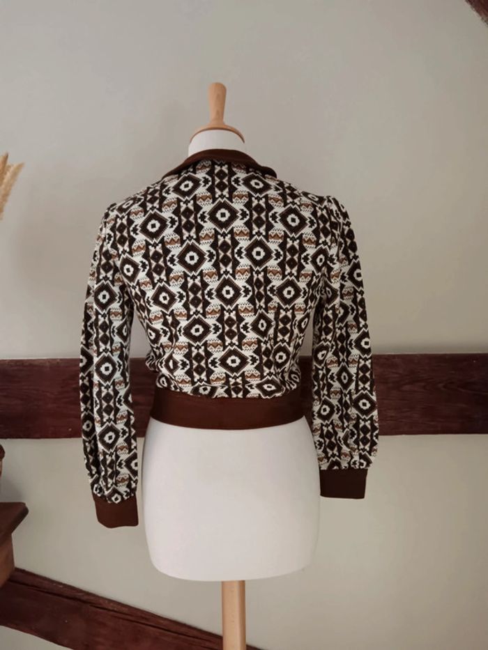 Ensemble trois pièces marron années 70 - photo numéro 11