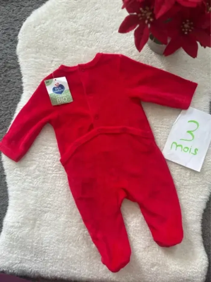 Pyjama ~ mot d’enfant ~ 3 mois - photo numéro 3