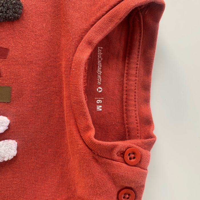 Ensemble Lulucastagnette gilet et tee-shirt manche longue en très bon état , 6 mois - photo numéro 6