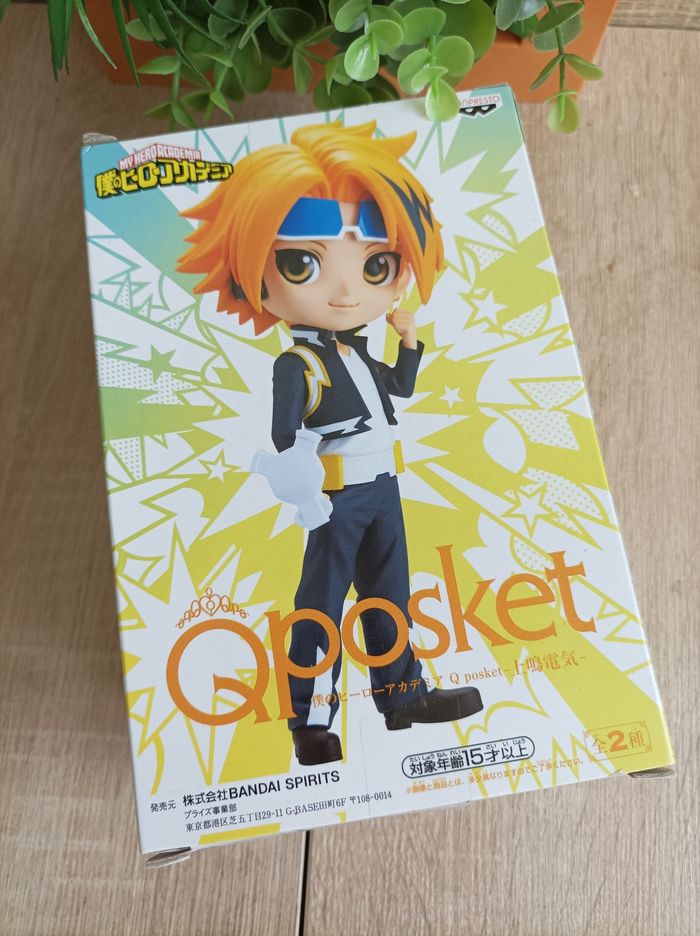 Figurine Denki Kaminari My Hero Academia Mha banpresto qposket Bandai - photo numéro 3
