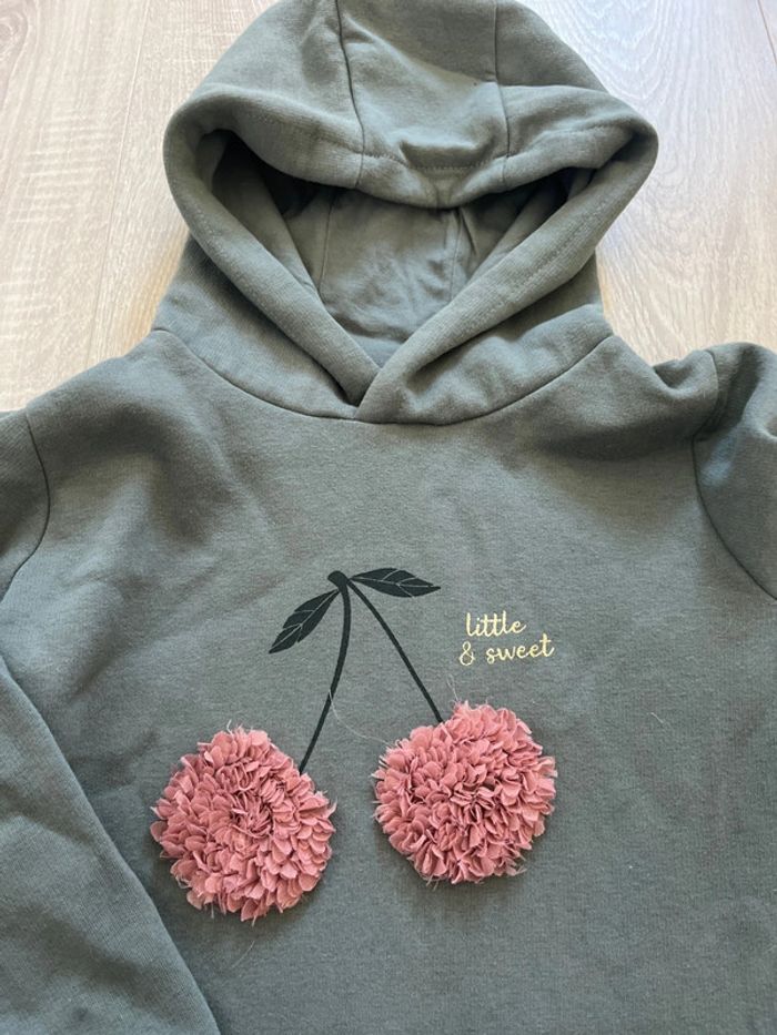Robe sweat à capuche fille 8 ans - photo numéro 3