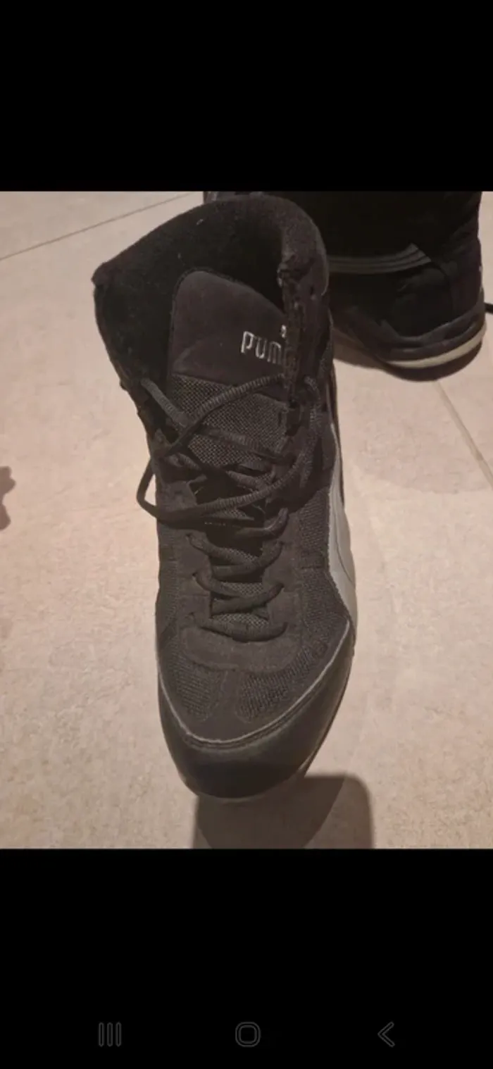 Puma vintage noir 39 très bon etat - photo numéro 7