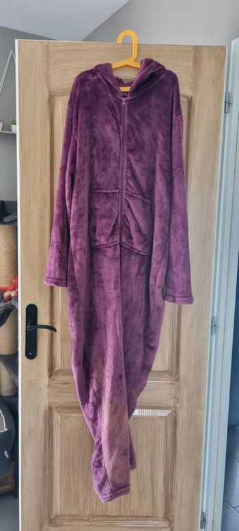 Combinaison pilou pilou mauve