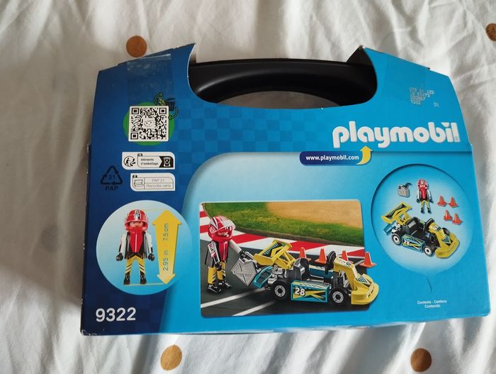 Valisette playmobil karting 9322 - photo numéro 2