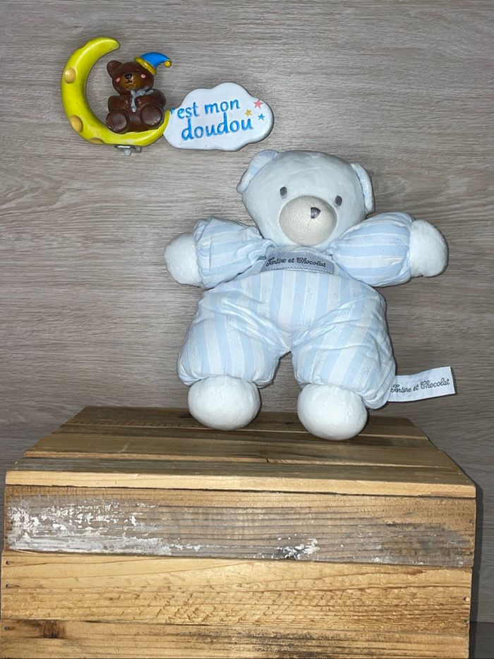 TC119 doudou ours 🐻 tartine et chocolat