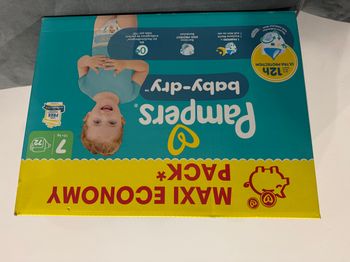 Pampers Taille 7 – Maxi Economy Pack – Neuf