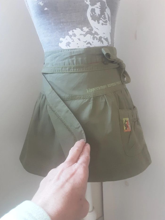 Jupe portefeuille kaki Captain tortue 10 ans - photo numéro 3