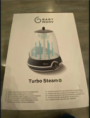 Babymoov sterilisateur turbo steam 2 en 1 neuf