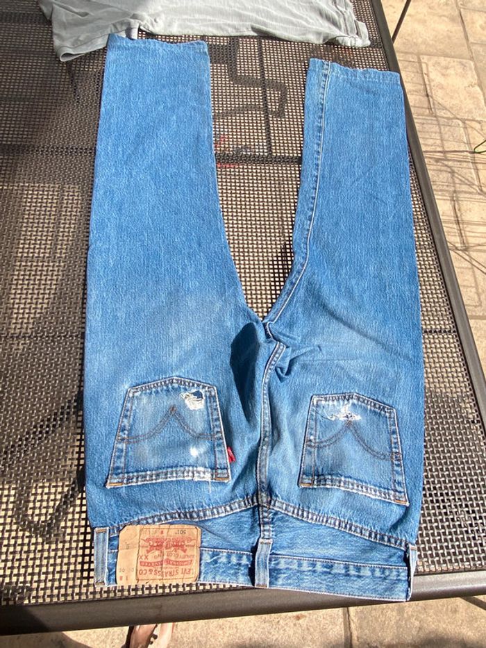 Beau Jean bleu used Levis 501 w30 l 30 - photo numéro 7