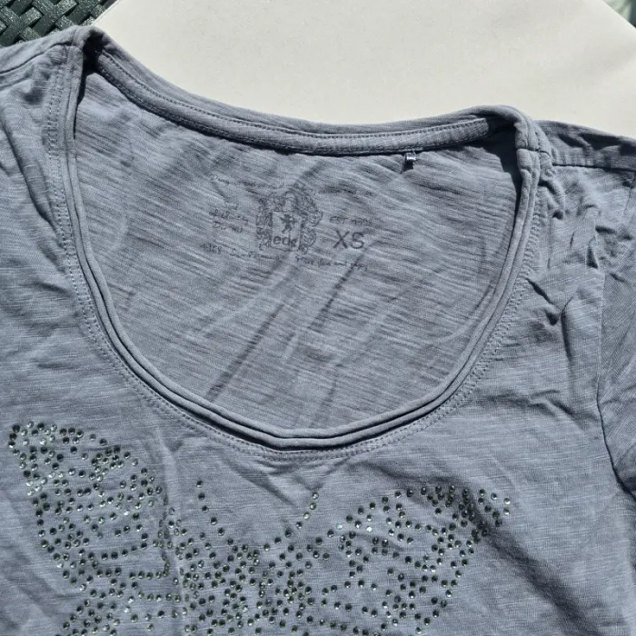 Tee shirt papillon strass camaïeu xs - photo numéro 4