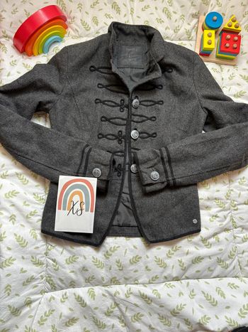 veste blazer gris et noir XS bonobo