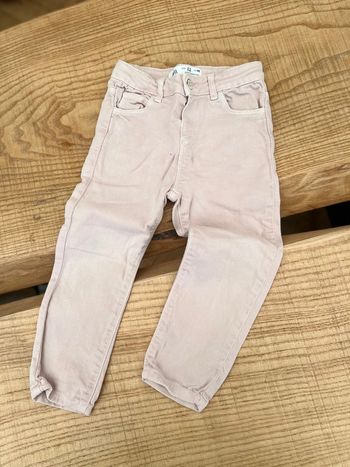 Jean slim Zara fille rose pale 2-3 ans 2 3 98cm