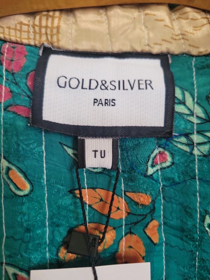 Veste style kimono patchwork. Neuve - photo numéro 5