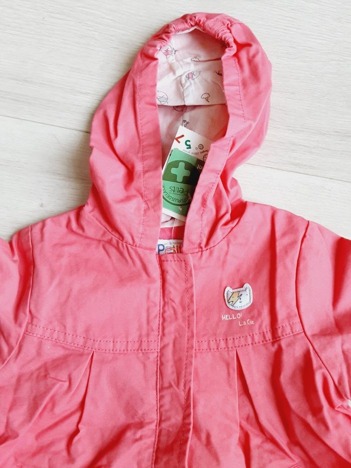 Vêtement bébé fille veste blouson rose La compagnie des petits 6 mois Neuf - photo numéro 3