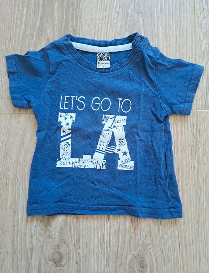 Lot de 9 tee-shirts garçon 12 mois - photo numéro 4