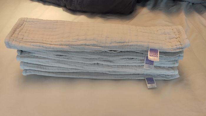 3 couches lavables Bambino Mio T1 + 8 inserts absorbant coton Bambino Mio TU - photo numéro 4