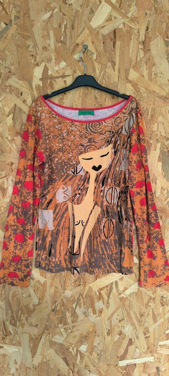 Haut manche longue artistique - Paramita -  Femme taille XL/42