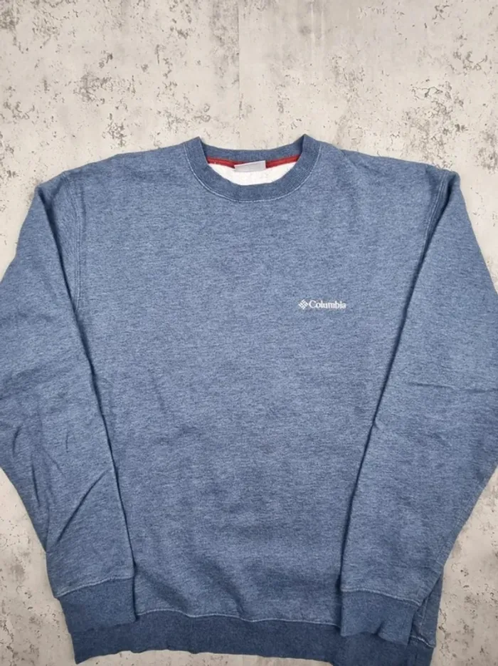 Sweat Columbia – Bleu – Taille M Homme (mesures en photos) - photo numéro 3