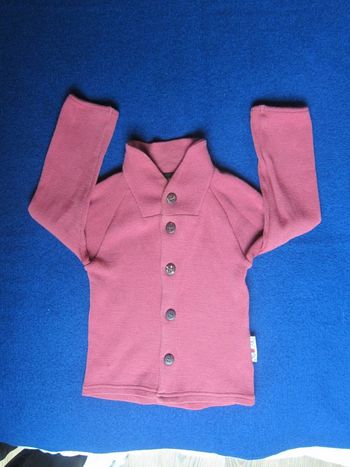 Gilet à col Manymonths adventurer 100% laine mérinos