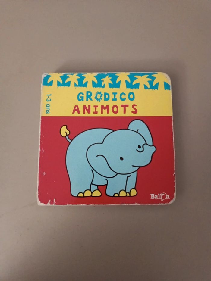 Grodico animots imagier de 1 à 3 ans