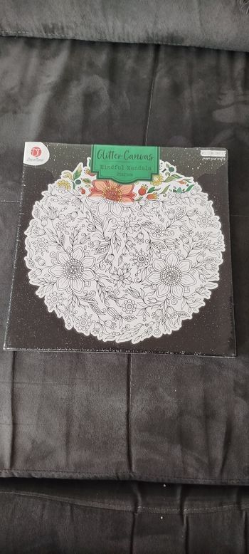 Toile a colorier mandala