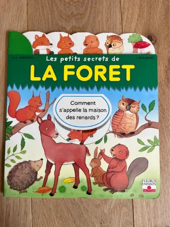 Livre pop up - les petits secrets de la forêt