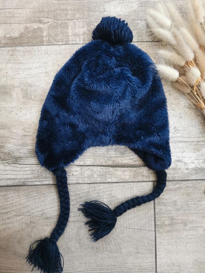 🌺Très joli Bonnet ponpom Week-end à la mer bleu marine t2 - photo numéro 7