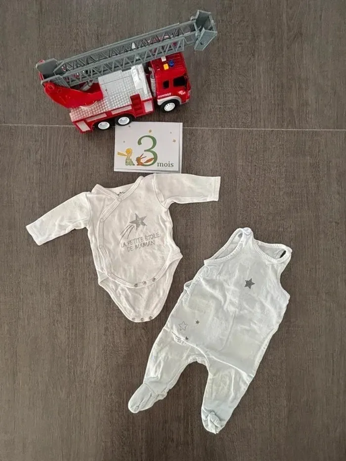 Lot 12 pièces garçon 3 mois - photo numéro 6