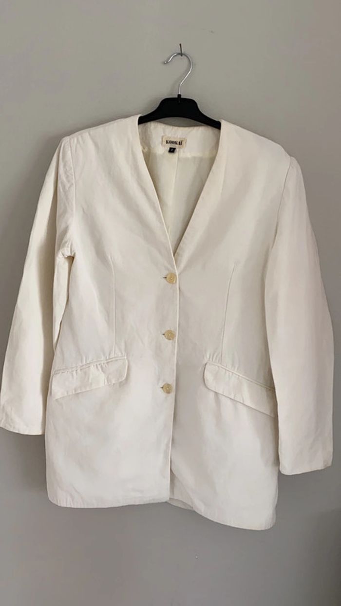 Veste écru/blanc Kookai 40