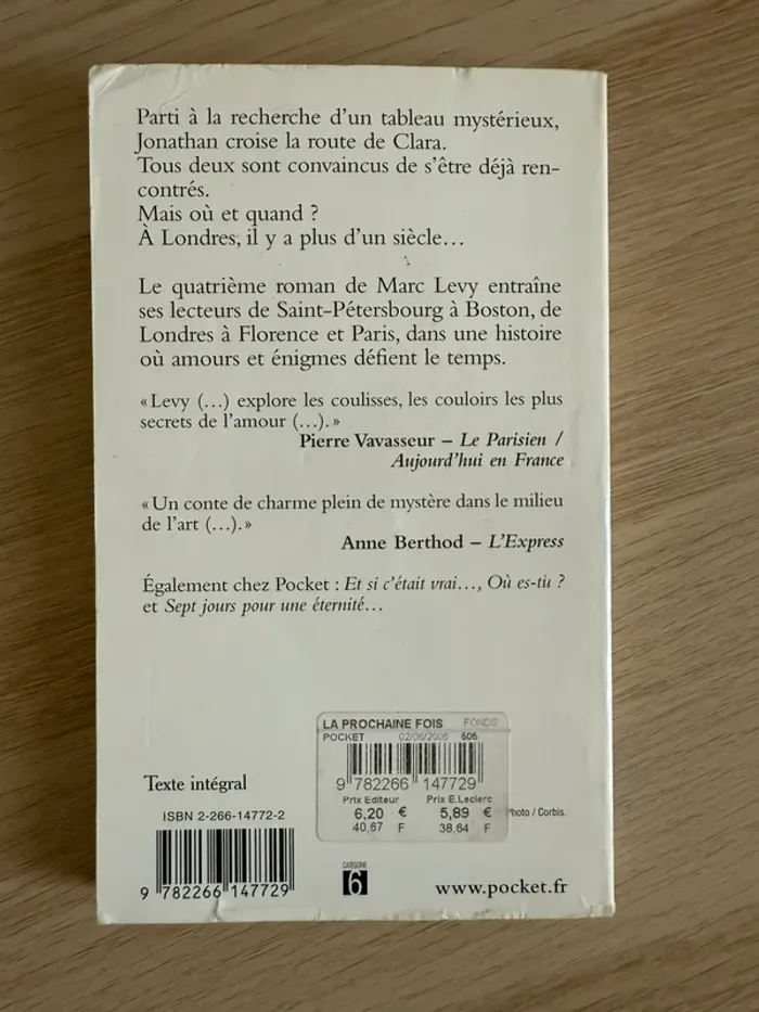 Marc Lévy La prochaine fois - photo numéro 2