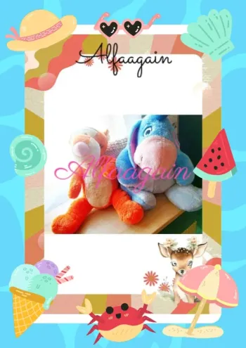 Lot grandes peluches bourriquet et Tigrou