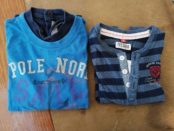 Lot de 2 Tshirts ML 6 ans