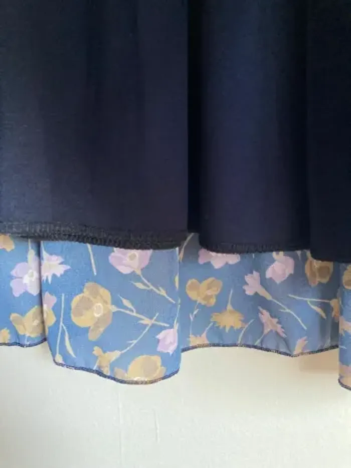 Robe Paprika neuve – Cache-cœur fleuri doublée – Taille 2 - photo numéro 6