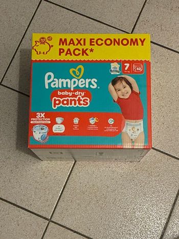 Couches Pampers baby dry pants  t 7 62