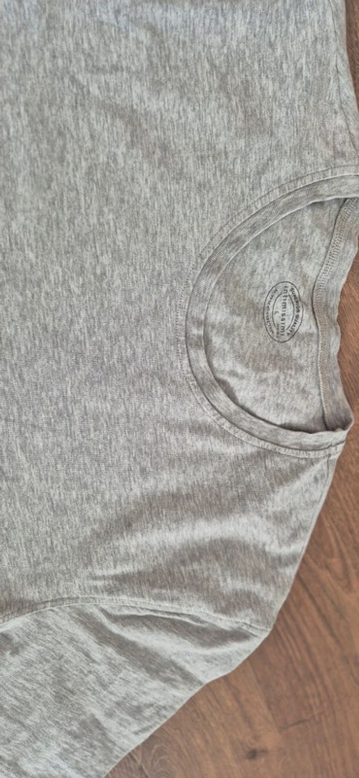 T shirt gris intimissimi l - photo numéro 2