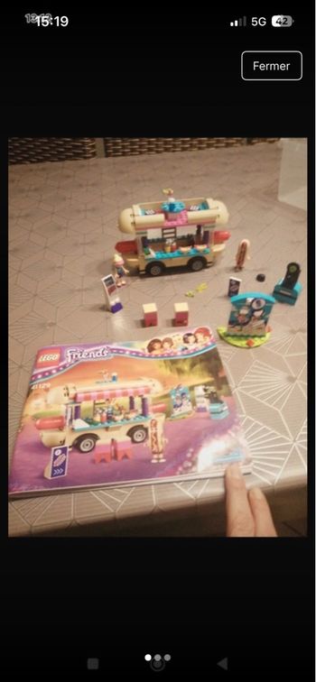 Lego 41129 camionnette hot dog par d attraction