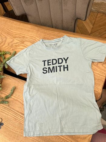 T-shirt 12 ans bleu ciel Teddy Smith été garçon