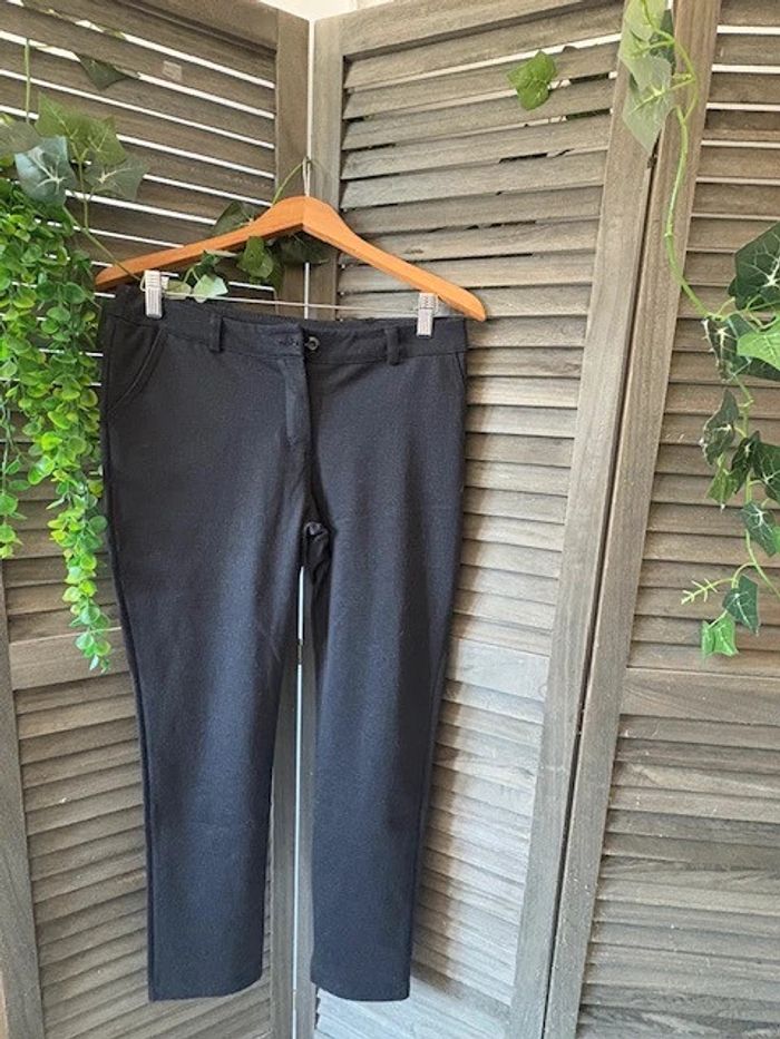 pantalon droit sans marque noir taille L