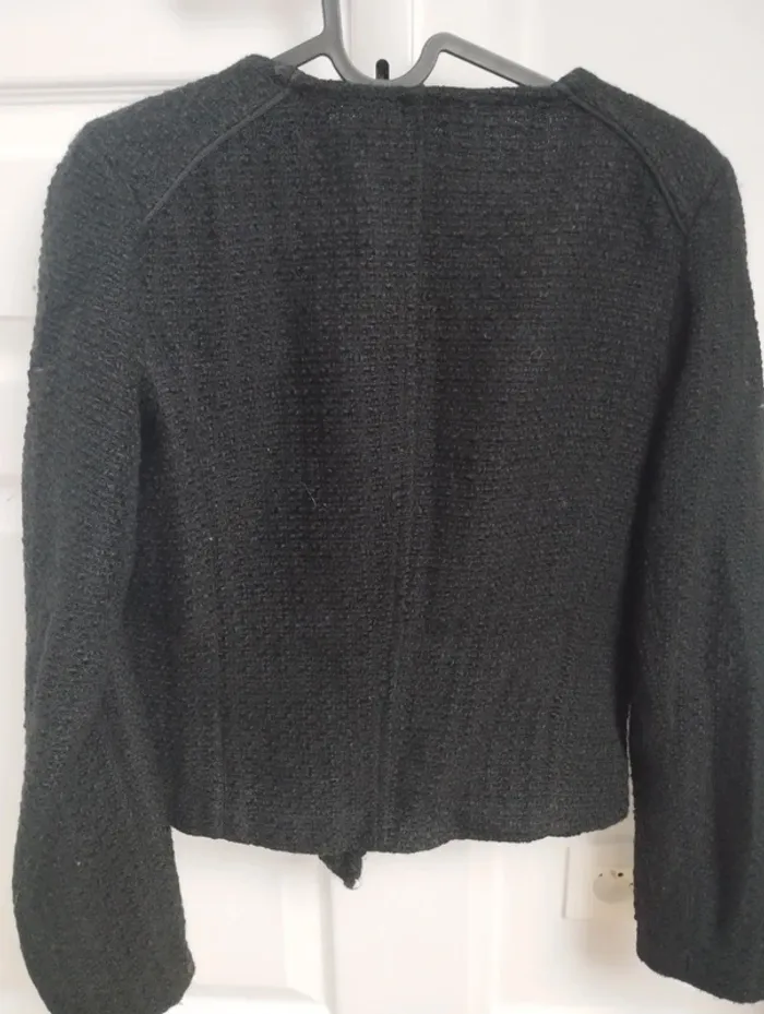 Veste noire style perfecto Promod 36 - photo numéro 8