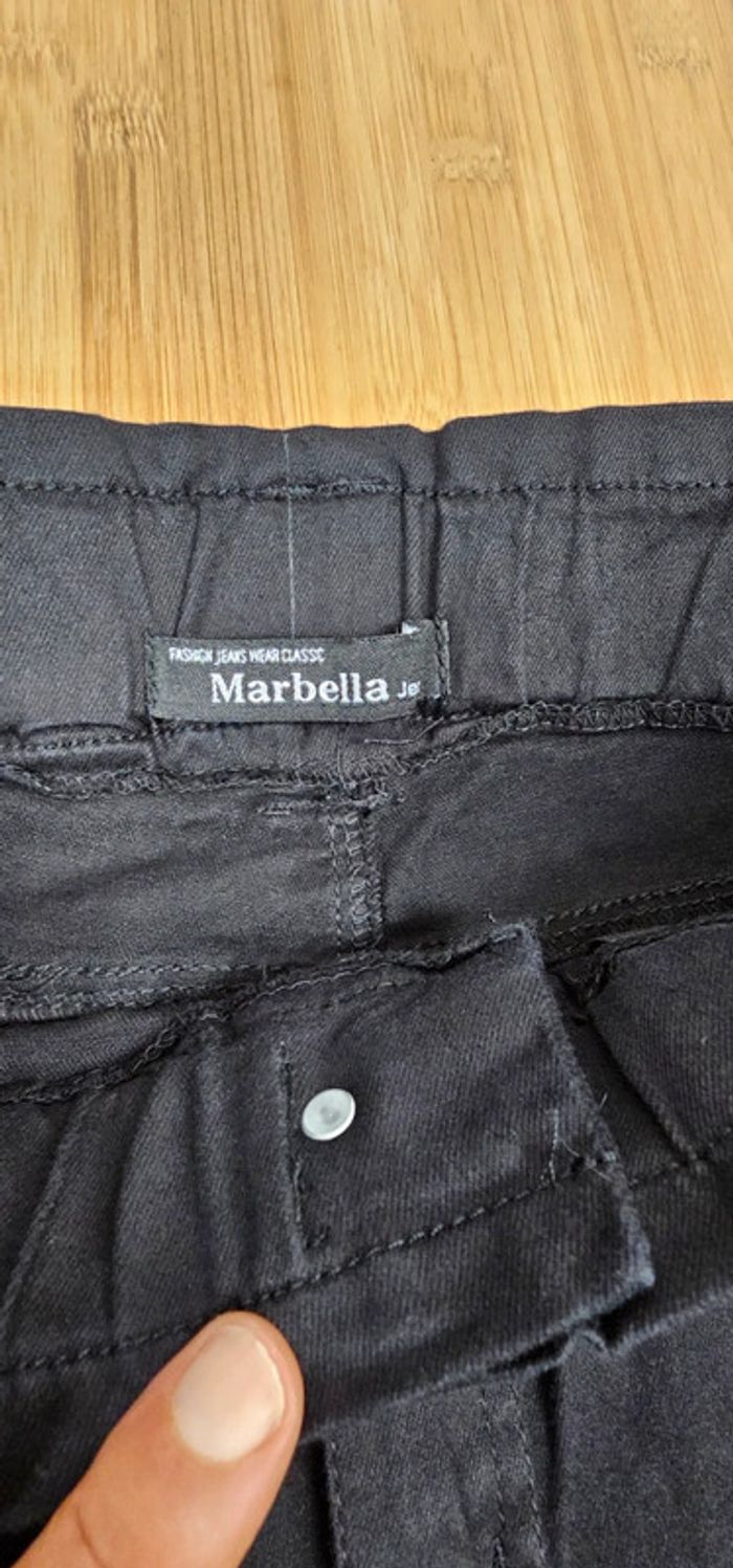Pantalon noir stretch Marbella T34/36 - photo numéro 5