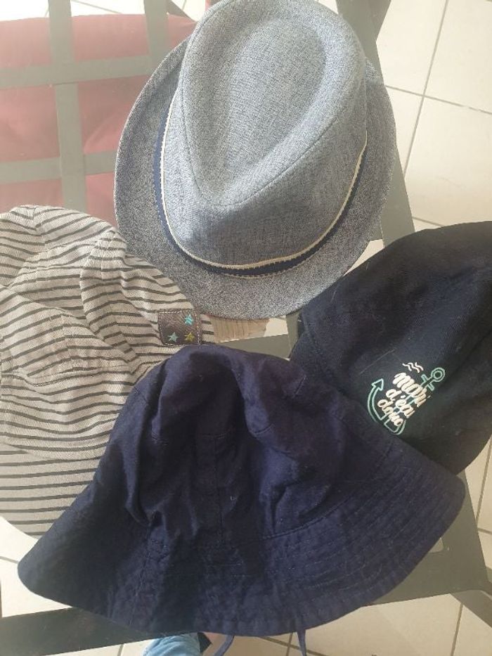 Lot 4 chapeau garcon