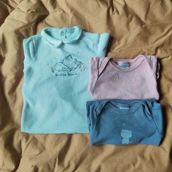 Lot pyjama et bodies fille 3 mois hiver