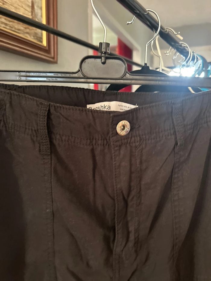 Pantalon cargo Berschka noir - photo numéro 2