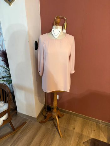 Blouse rose pale T42