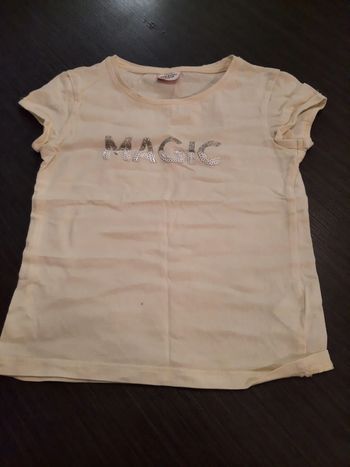 T shirt Magic jaune TAO 5 ans