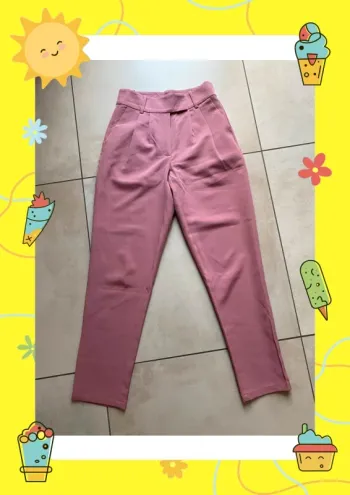 Pantalon chino rose 36 S Vero moda