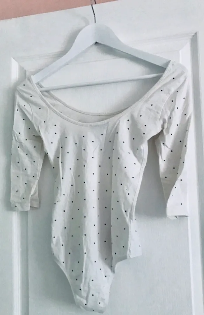 # Bodie blanc, taille S, marque Berska# - photo numéro 3