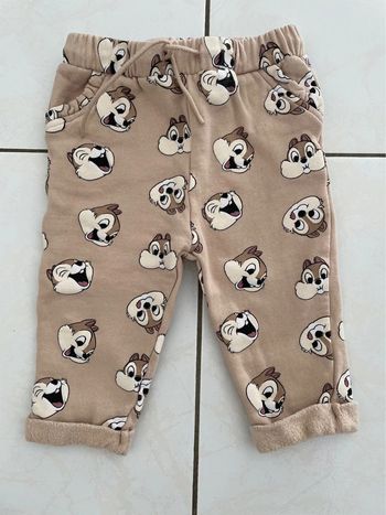Pantalon jogging molletonné bébé fille 9 mois Disney Tic & Tac neuf