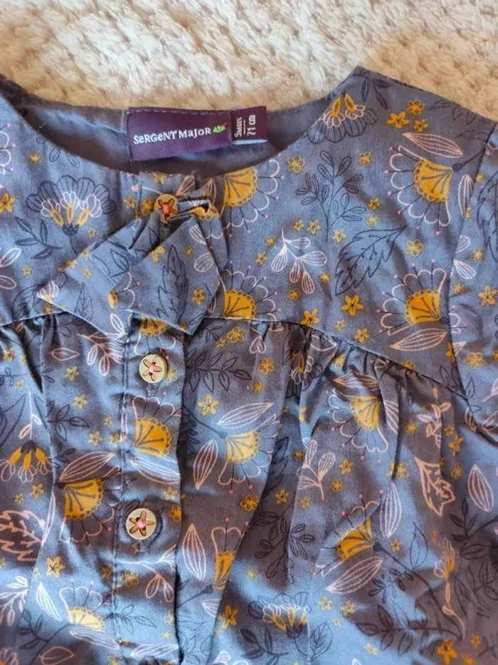 Blouse sergent major 9 mois - photo numéro 2