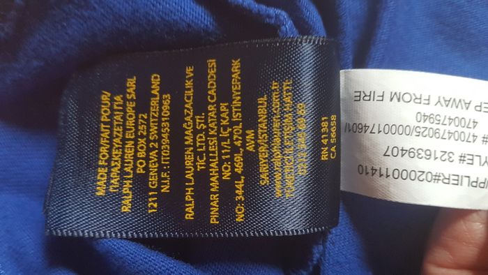 T shirt Ralph Lauren garçon bleu 4 ans - photo numéro 5